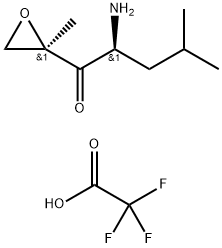 (2С)-2-амино-4-метил-1-((2Р)-2-метилоксиранил)-1-пентанон трифлуороацетат
