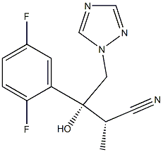 (αС,βР)-β-(2,5-дифлуорофенил)-β-хидрокси-α-метил-1Х-1,2,4-триазол-1-бутаннитрил