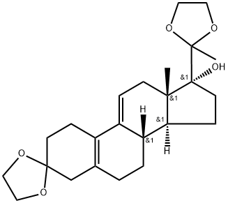 3,20-бис(етилендиокси)-19-норпрегна-5(10)9(11)диен-17-ол