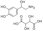 Л-4-(2-амино-1-хидроксиетил)-1,2-бензендиол битартрат